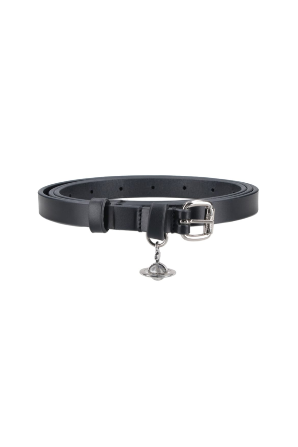 Vivienne Westwood Mini Alex Charm Belt - Black