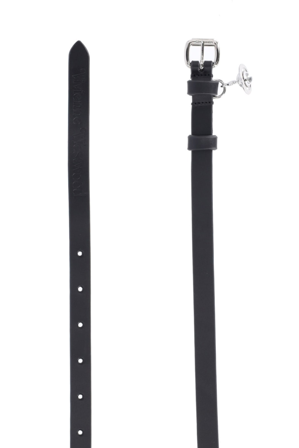 Vivienne Westwood Mini Alex Charm Belt - Black