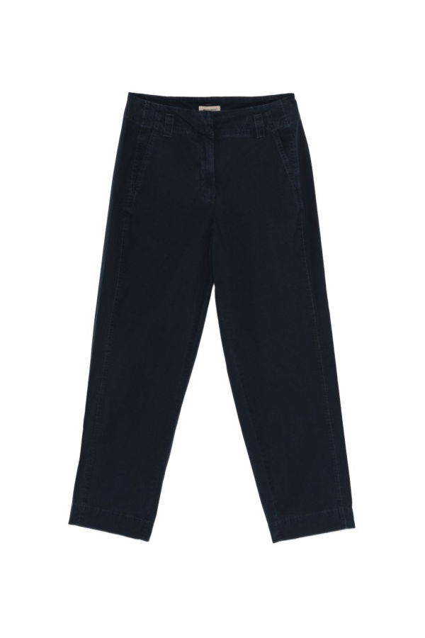Woolrich Cotton Carrot Trousers - Blue