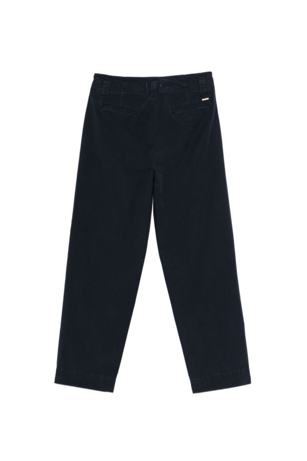 Woolrich Cotton Carrot Trousers - Blue