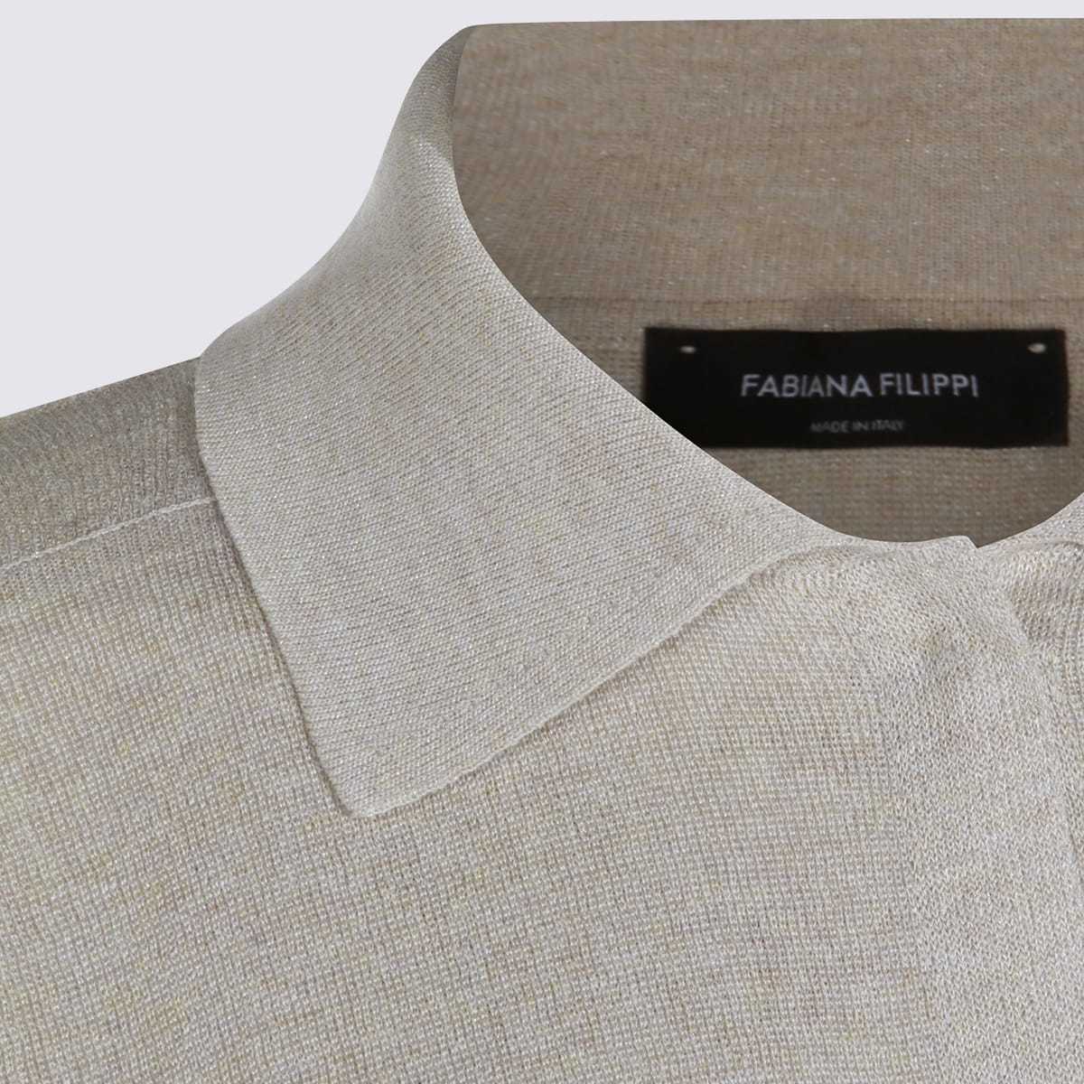 Fabiana Filippi Polo Shirt - Beige - Image 4 of 4