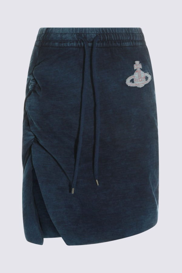 Vivienne Westwood Orb Cotton Skirt - Blue