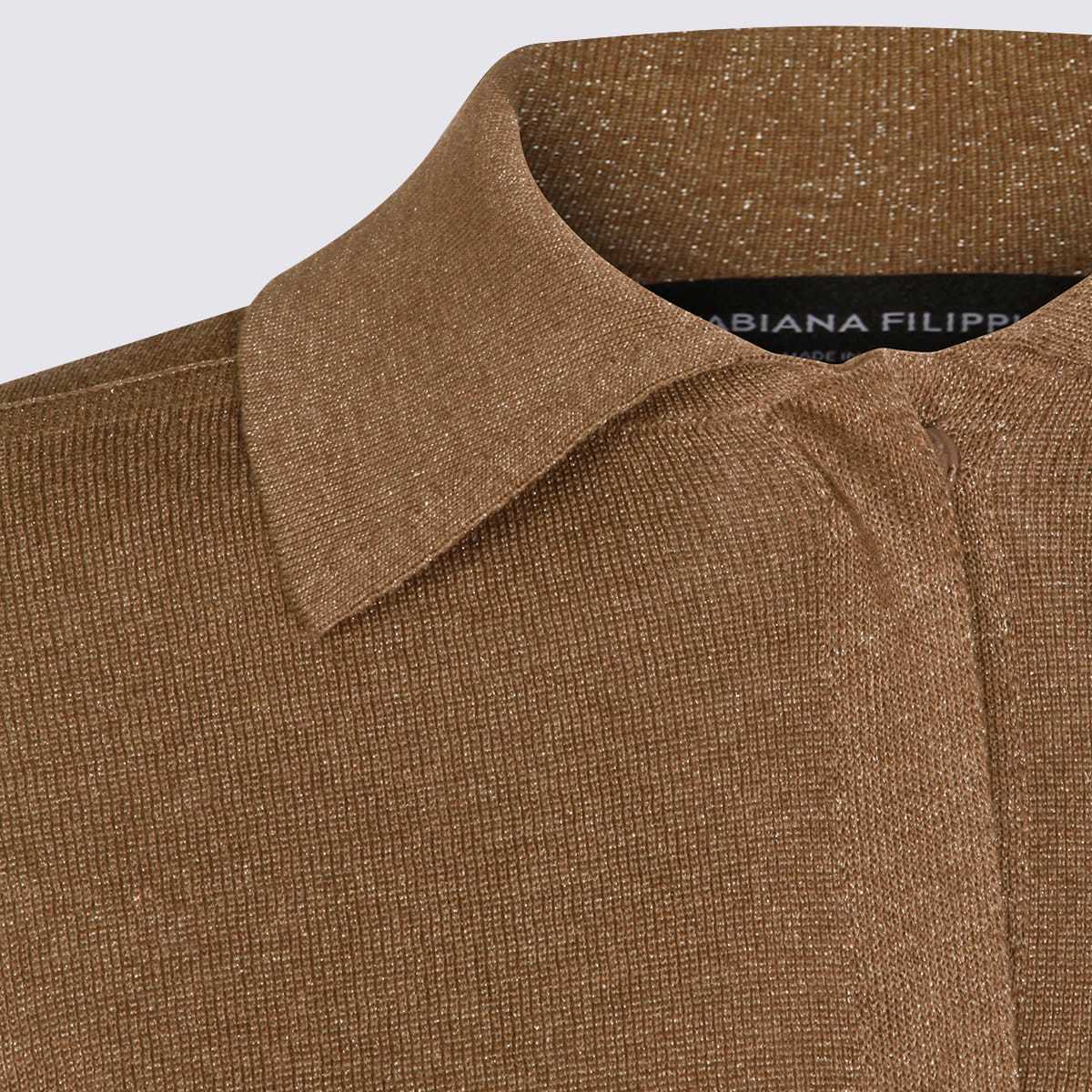 Fabiana Filippi Polo Shirt - Fango - Image 4 of 4