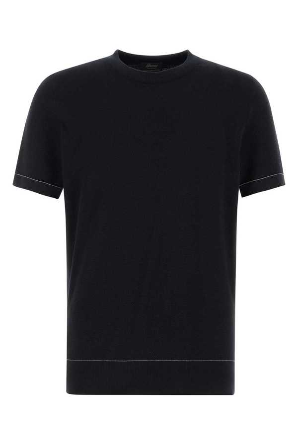 Brioni Cotton T-Shirt - Black