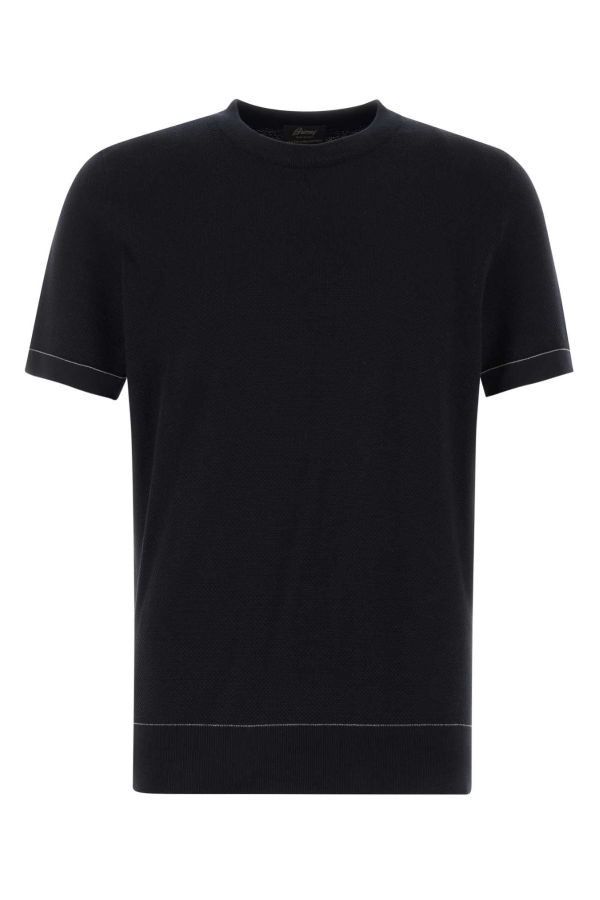 Brioni Cotton T-Shirt - Black