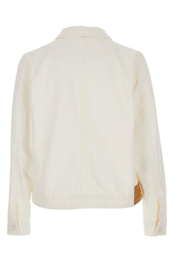 Ami Alexandre Mattiussi Tonal Ami De Coeur Zipped Jacket - White