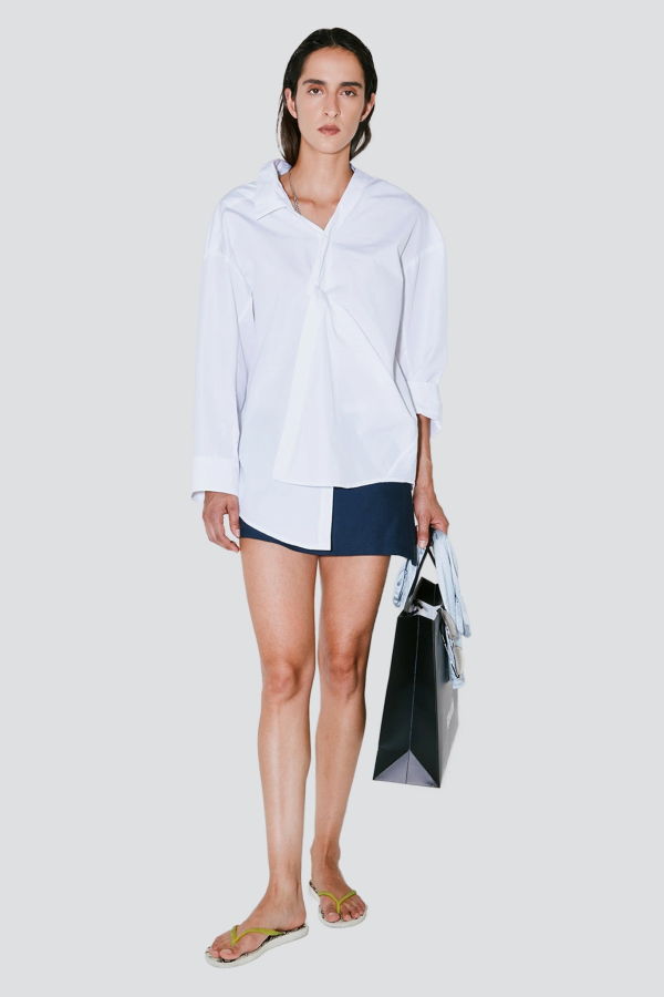 Facon Jacmin Charles Badly Buttoned Shirt - White