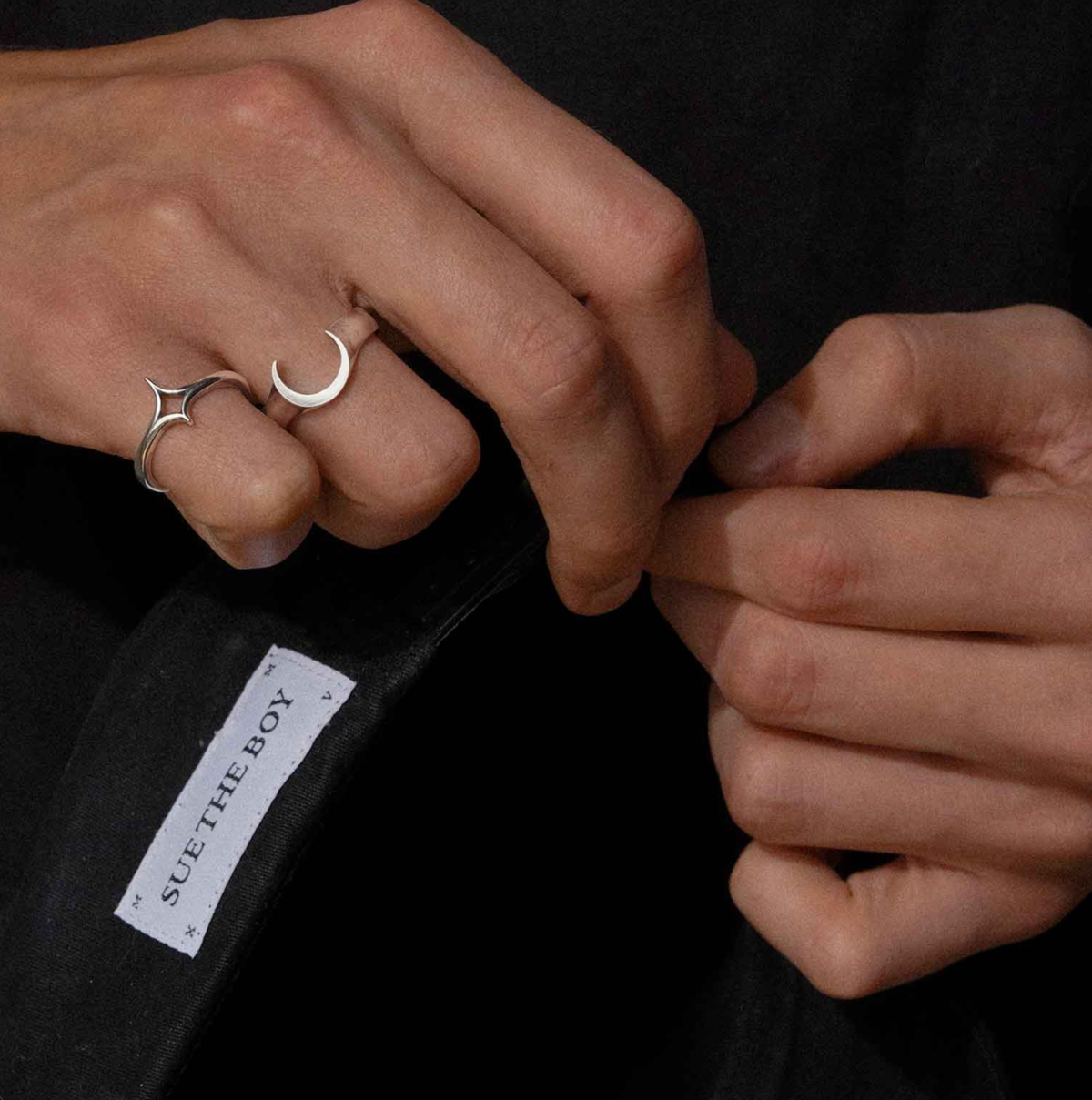 SUE THE BOY Celestial Ring - Silver - Image 3 of 3