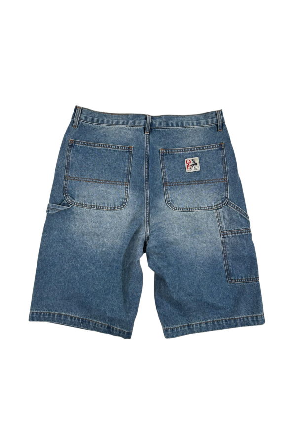One Of These Days Light Wash Denim Painter Short