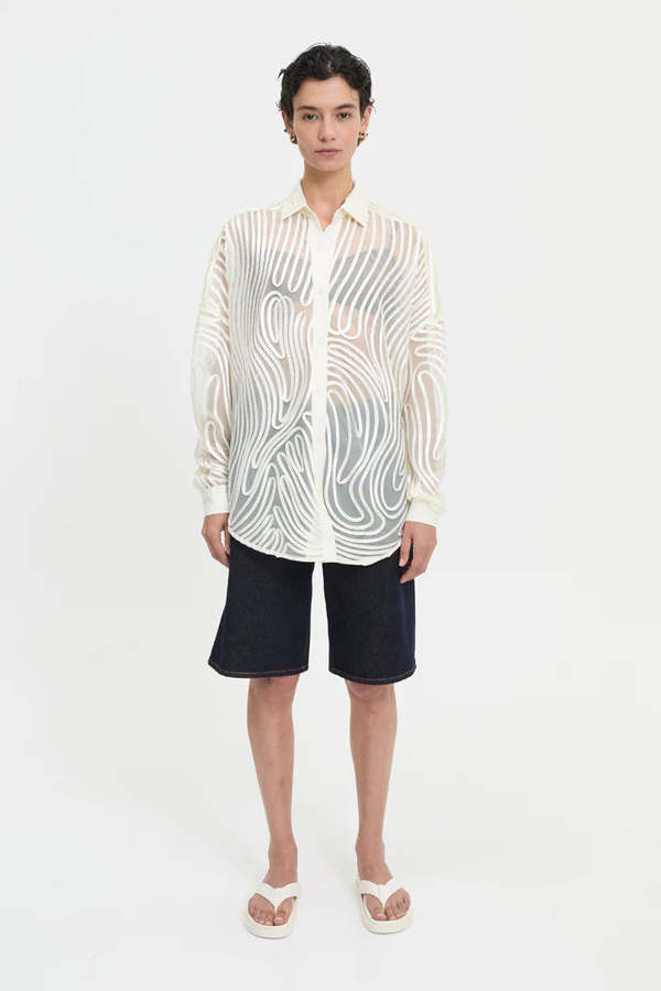 BLANCA Mecah Shirt - Cream