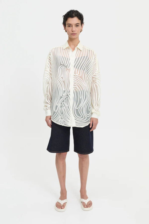 BLANCA Mecah Shirt - Cream