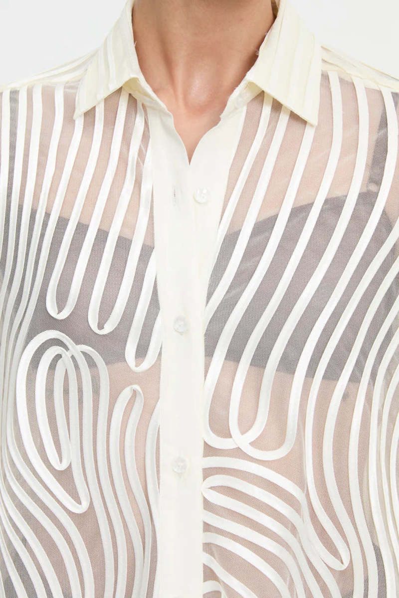 BLANCA Mecah Shirt - Cream