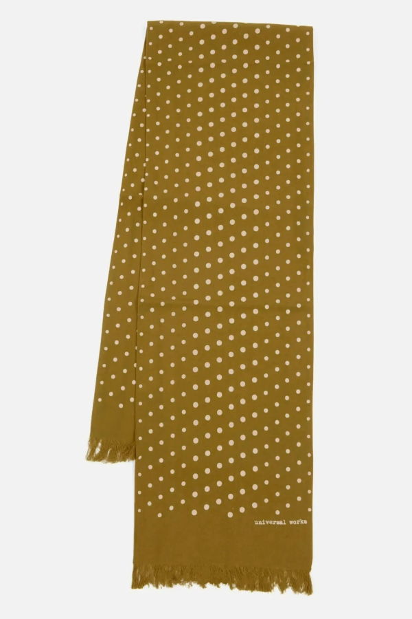 Universal Works Short Scarf - Mustard