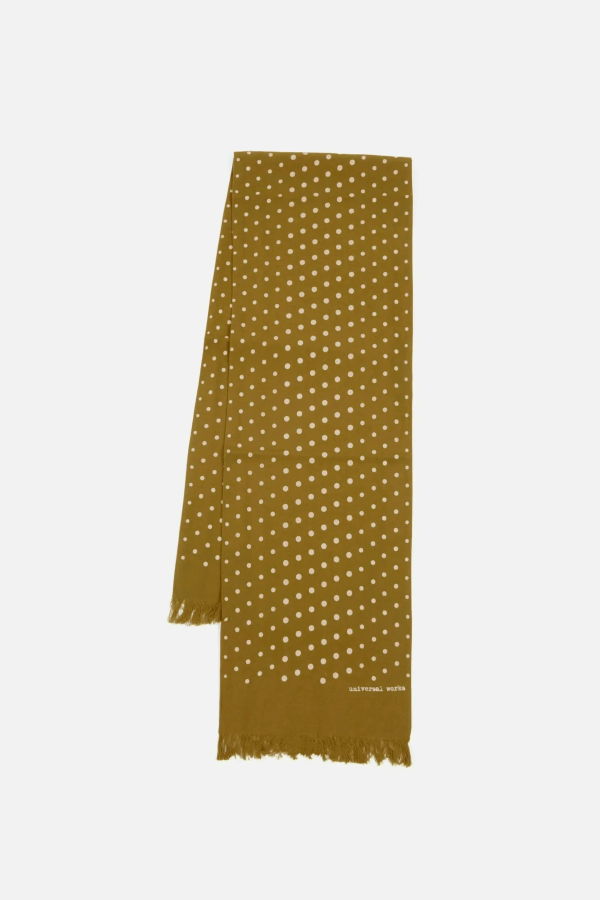 Universal Works Short Scarf - Mustard