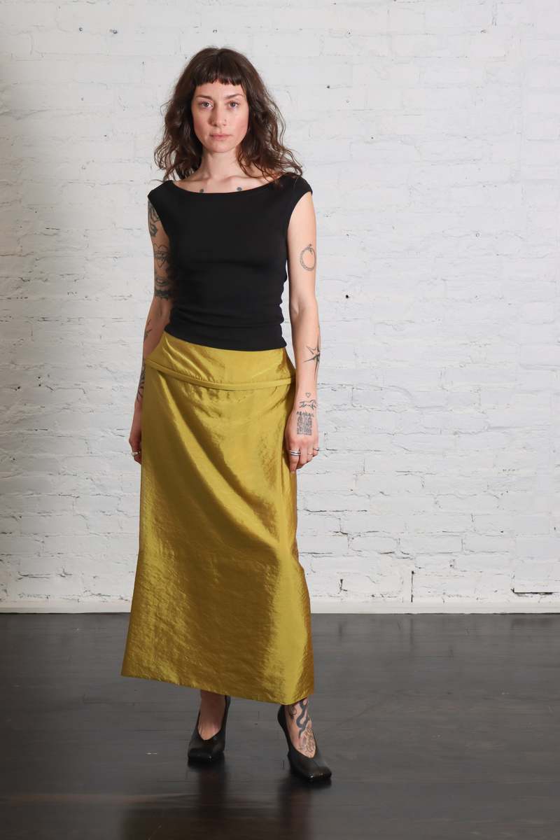 Tibi Chassis Hoop Pencil Skirt - Black