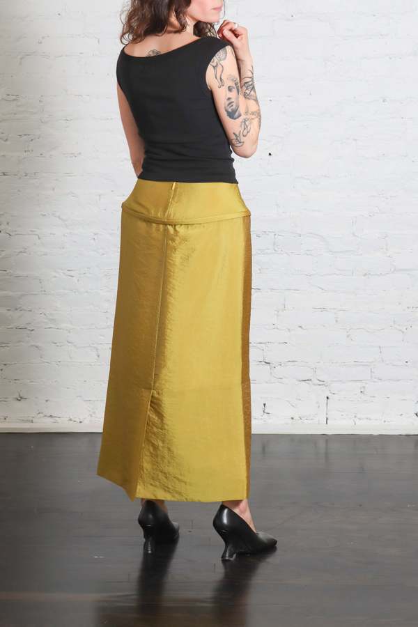 Tibi Chassis Hoop Pencil Skirt - Black