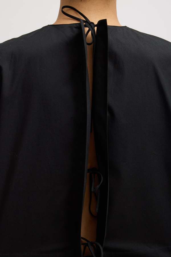 Tibi Compact Eco Poplin Cropped Square Top