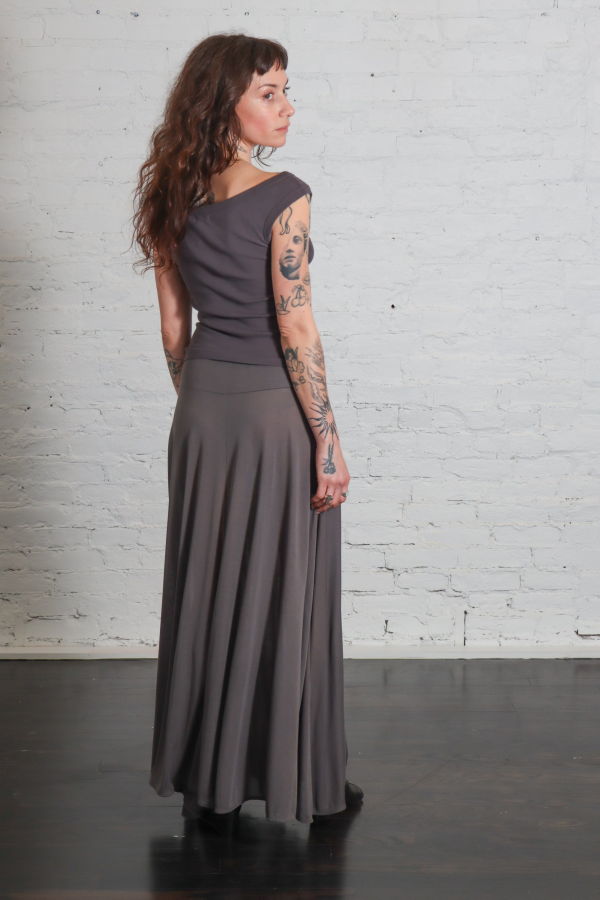 St. Agni Fluid Jersey Skirt