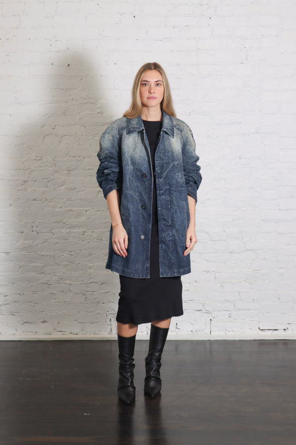Maison Margiela Jean Jacket in Dark Washed Blue