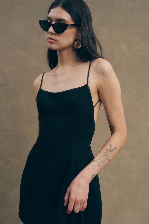 Maude Club Rhea Dress - Black