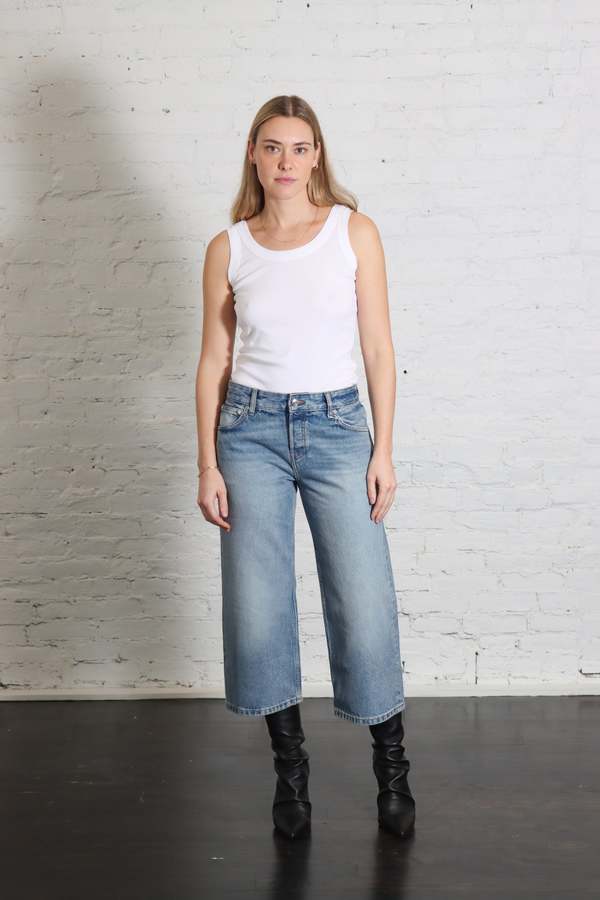 EB Denim Low Rise Baggy Capri Jeans - Luca