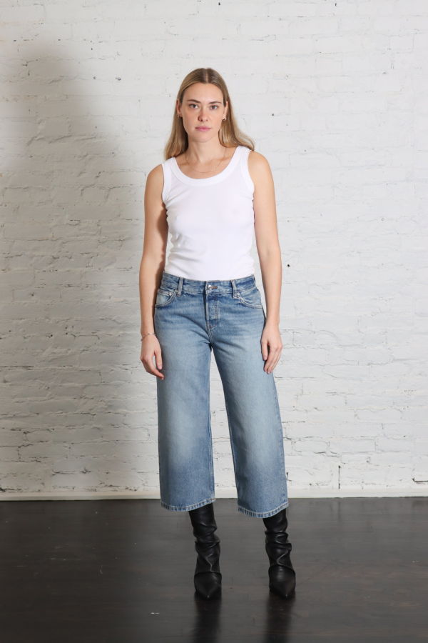 EB Denim Low Rise Baggy Capri Jeans - Luca
