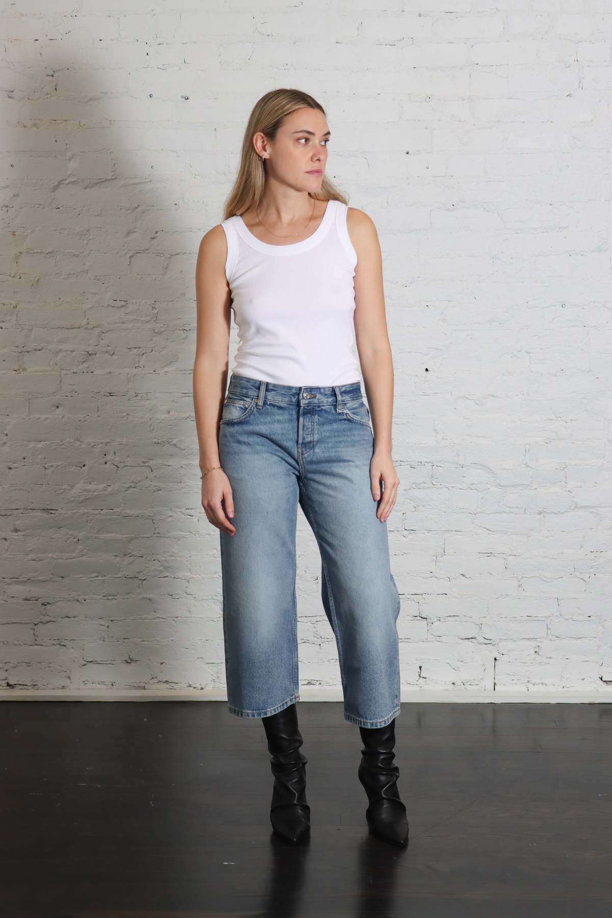 EB Denim Low Rise Baggy Capri Jeans - Luca - Image 3 of 6