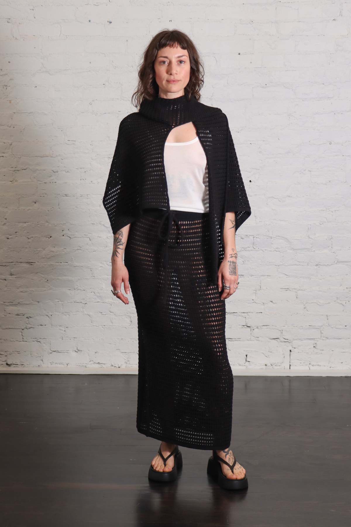 Lauren Manoogian Net Wrap Scarf - Image 1 of 6