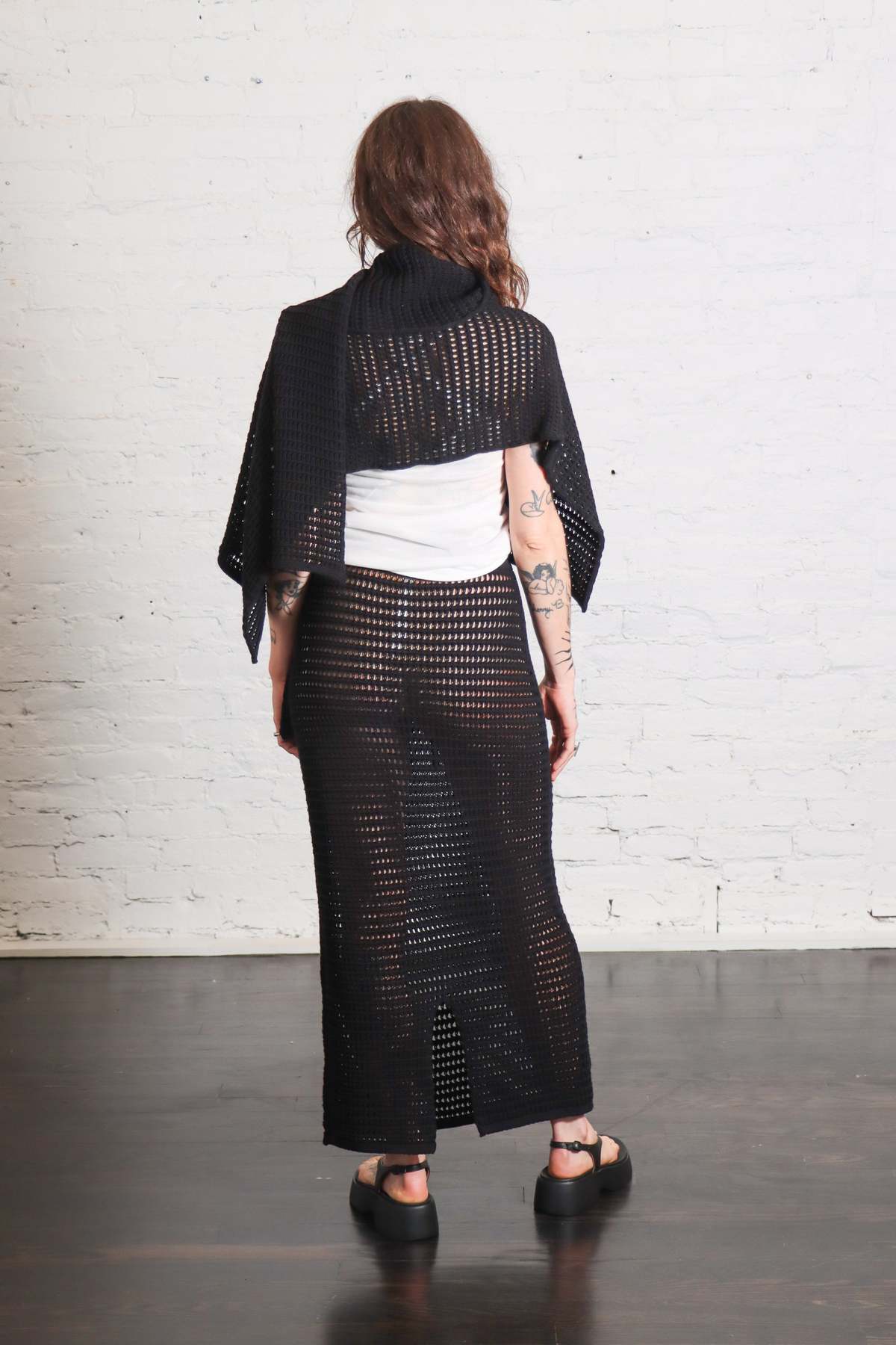 Lauren Manoogian Net Wrap Scarf - Image 2 of 6