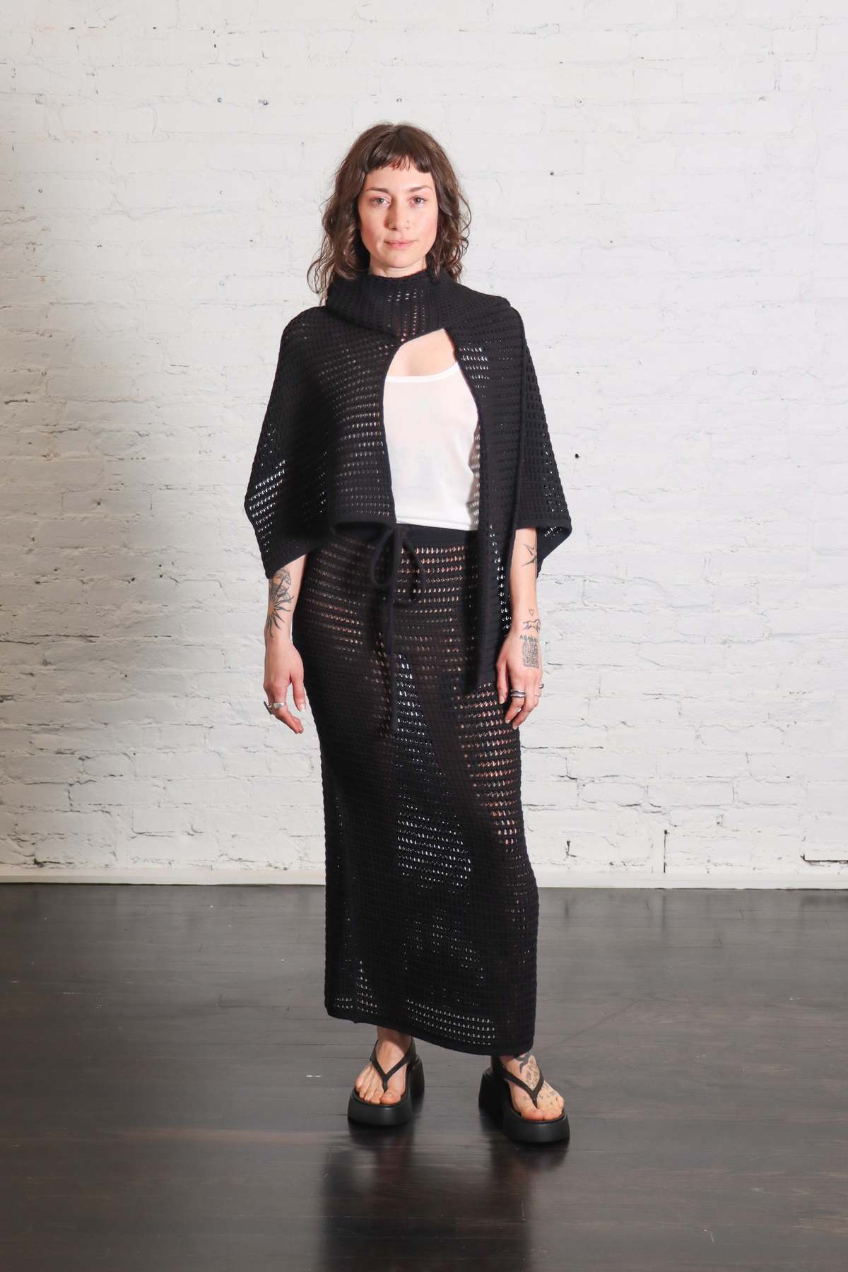 Lauren Manoogian Net Wrap Scarf - Image 3 of 6