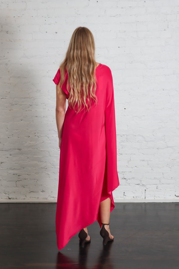 Shwetambari Ritz Dress - Rani Pink