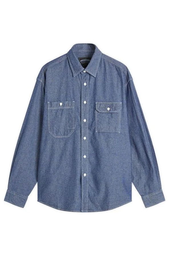 FRIZMWORKS 1920s Chambray Work Shirt