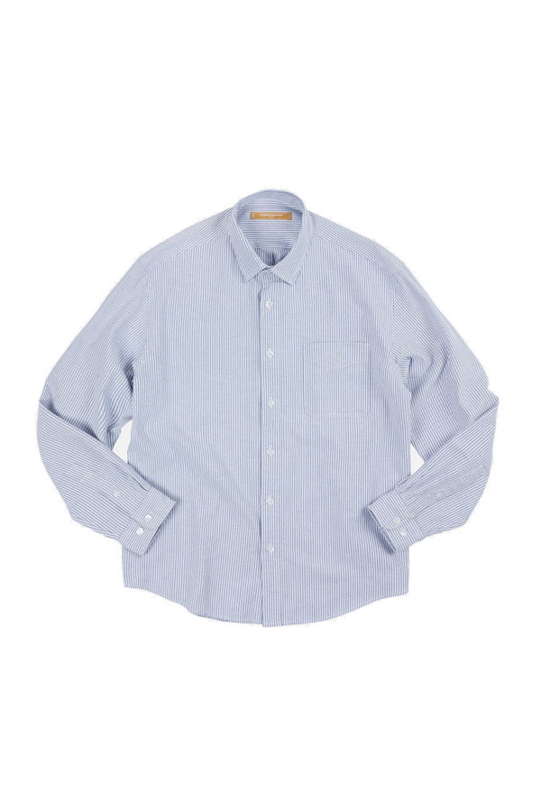 FRIZMWORKS OG Stripe Oversized Shirt - Blue