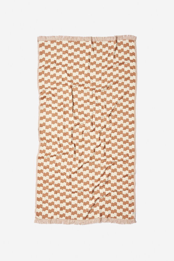 Slowtide Checker Driftweave Turkish Towel