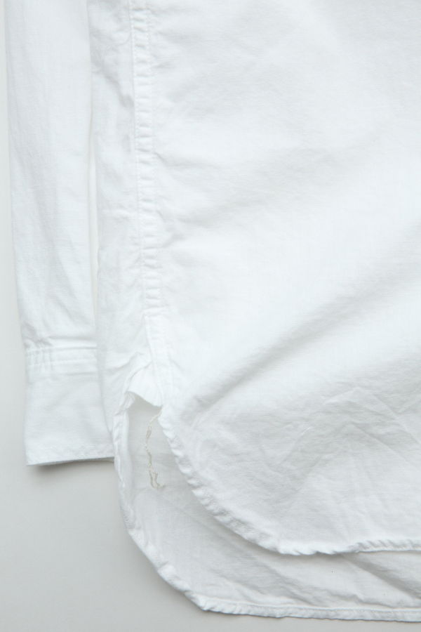 orSlow Relax Fit Chambray Work Shirt - White