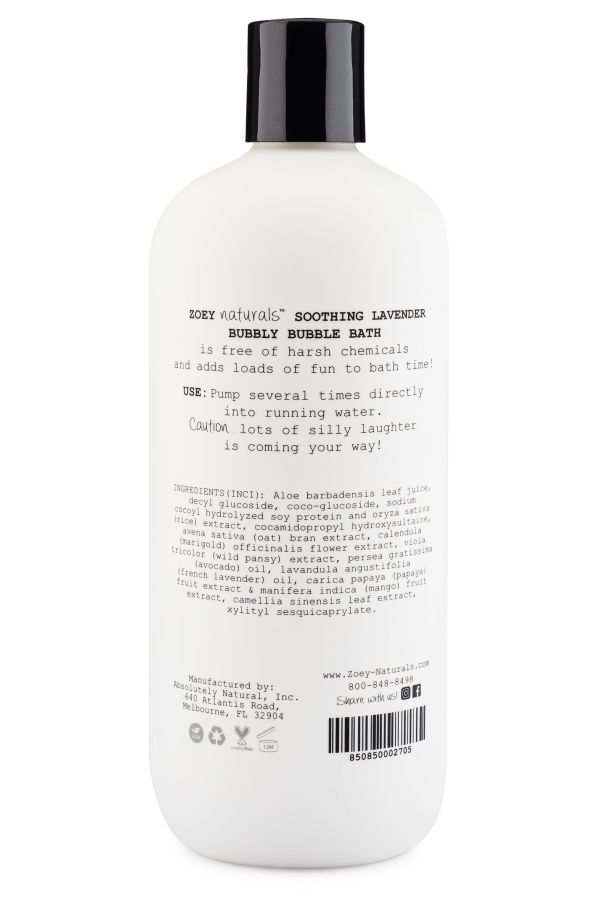 KIDS Zoey Naturals Soothing Lavender Bubble Bath