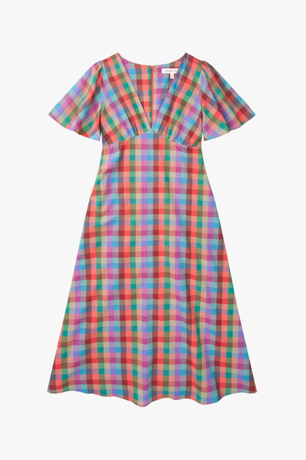 Lisa Says Gah Colorburst Plaid Grace Dress