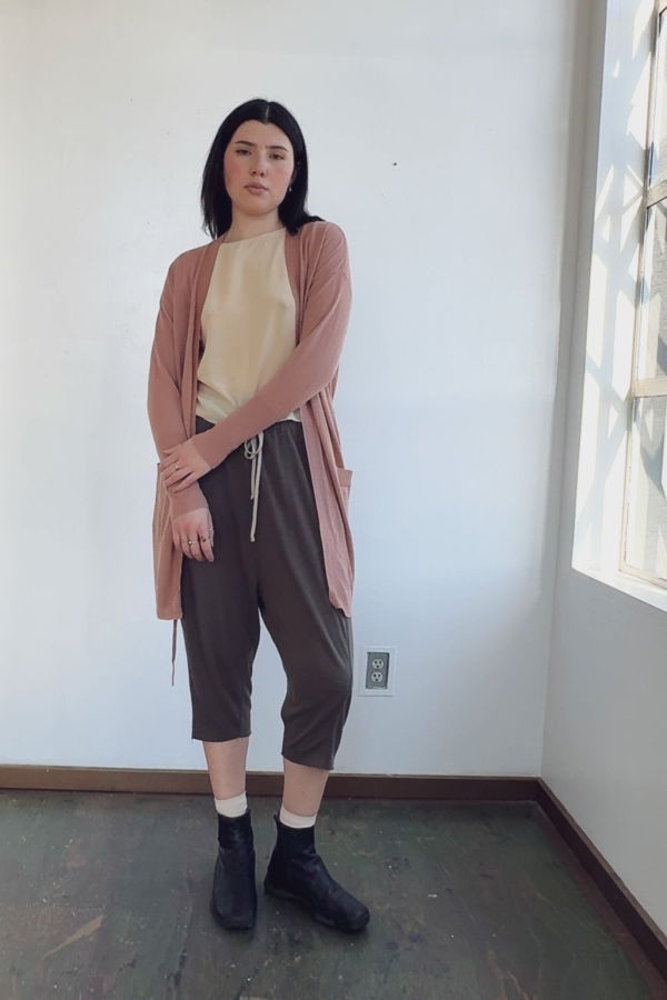 Vintage Eres Rosewood Cashmere Cardigan