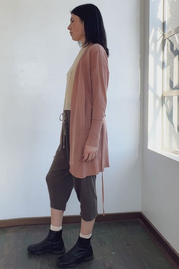 Vintage Eres Rosewood Cashmere Cardigan