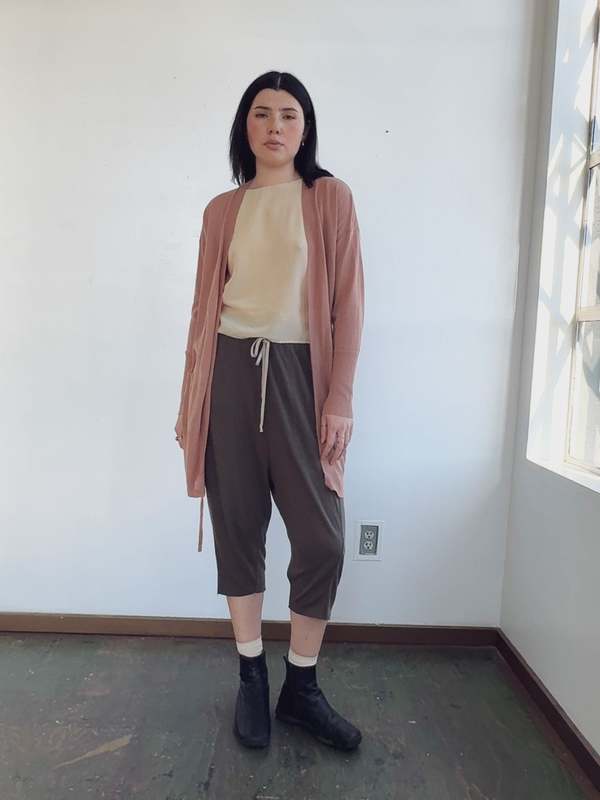 Vintage Eres Rosewood Cashmere Cardigan