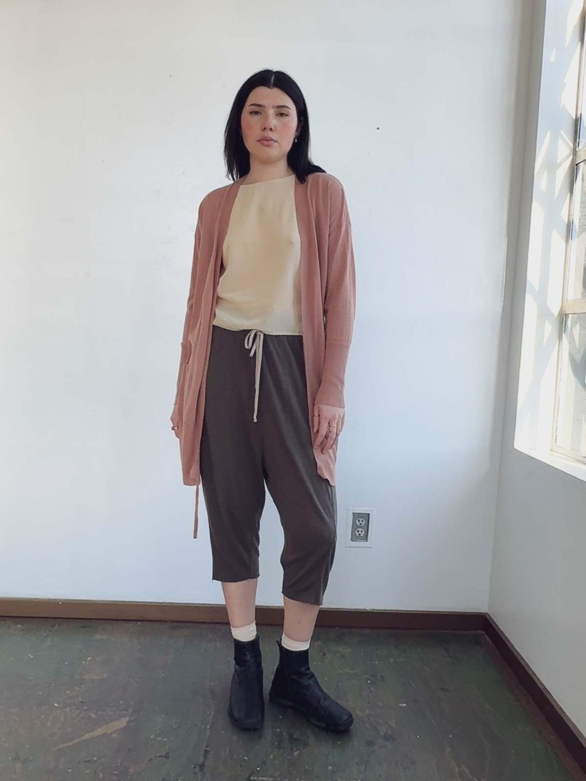 Vintage Eres Rosewood Cashmere Cardigan - Image 5 of 5