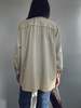 Vintage Vintage Givenchy Cream Wool Striped Jacket - Thumbnail 3