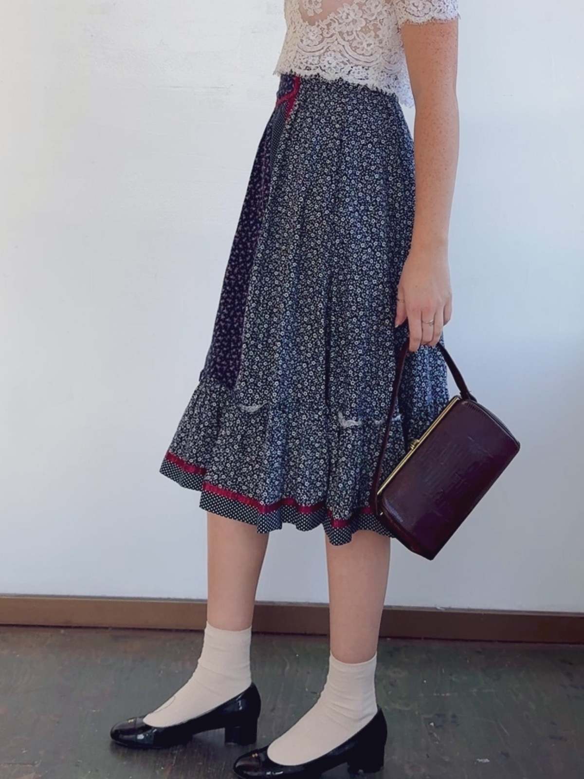 Vintage Gunne Sax Prairie Skirt - Image 2 of 4