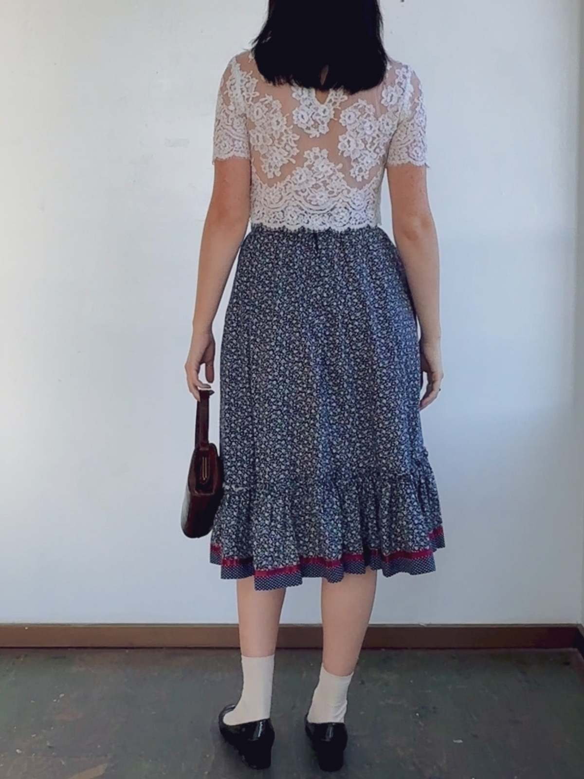 Vintage Gunne Sax Prairie Skirt - Image 3 of 4