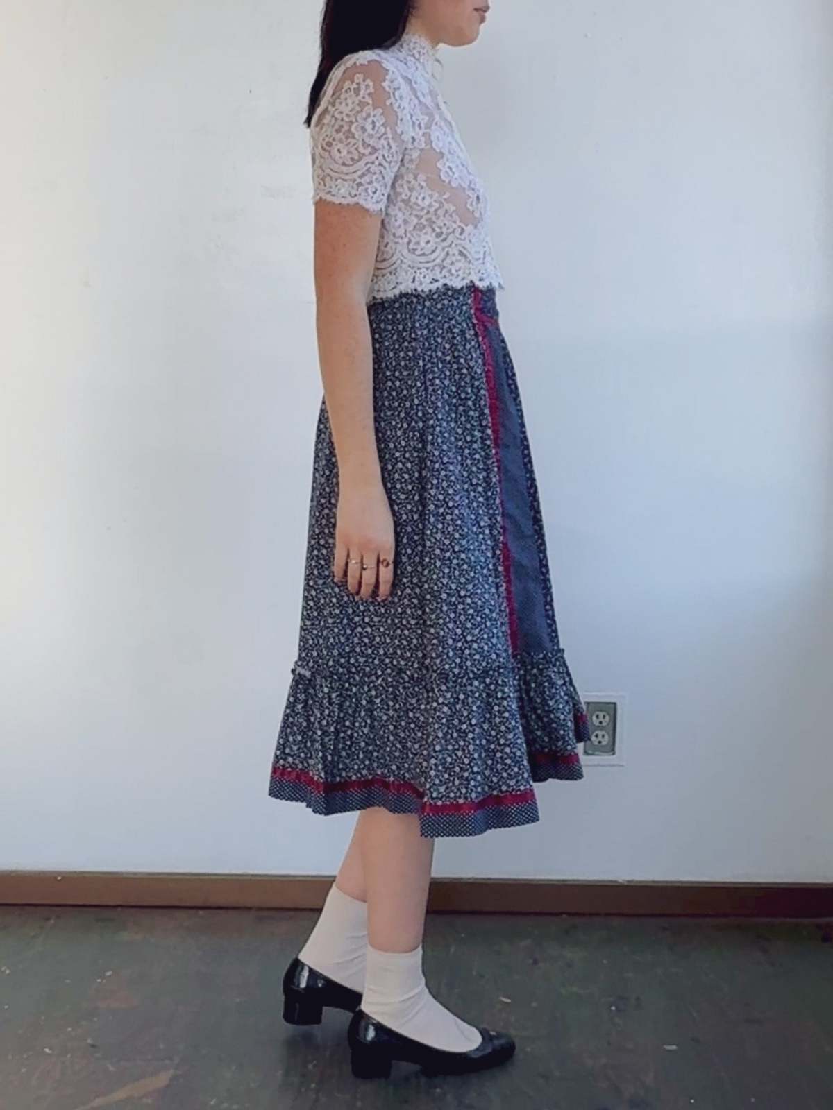 Vintage Gunne Sax Prairie Skirt - Image 4 of 4