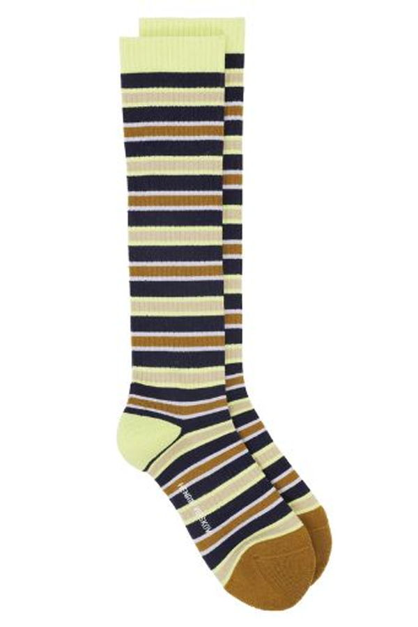 Henrik Vibskov Line Socks - Dark Stripes