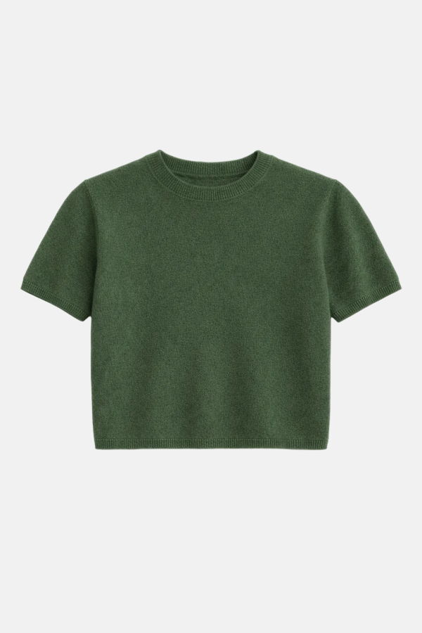 The Tile Club Bella Cashmere Short Sleeve Tee