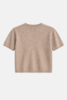 The Tile Club Bella Cashmere Short Sleeve Tee - Thumbnail 2