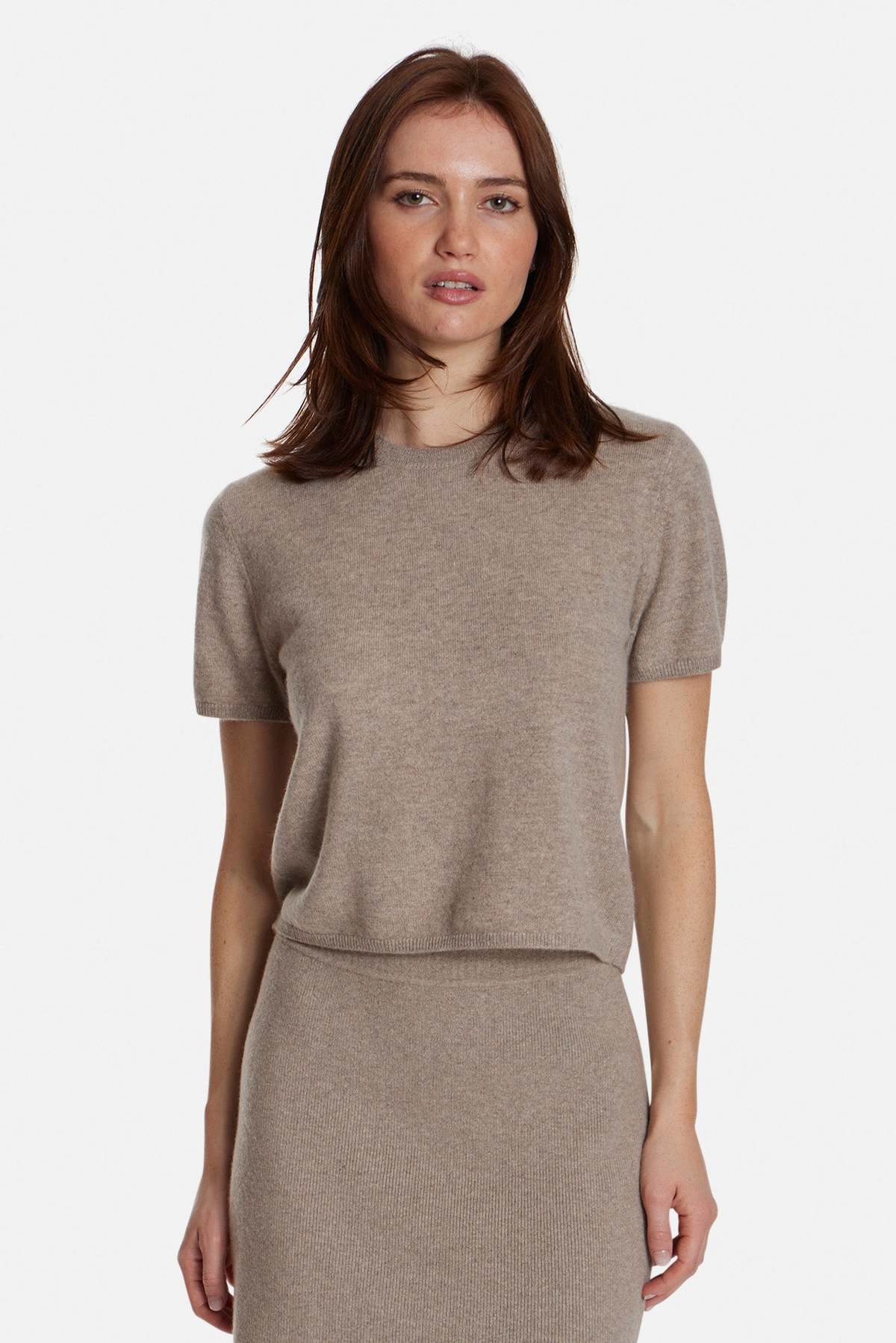 The Tile Club Bella Cashmere Short Sleeve Tee - Image 3 of 6