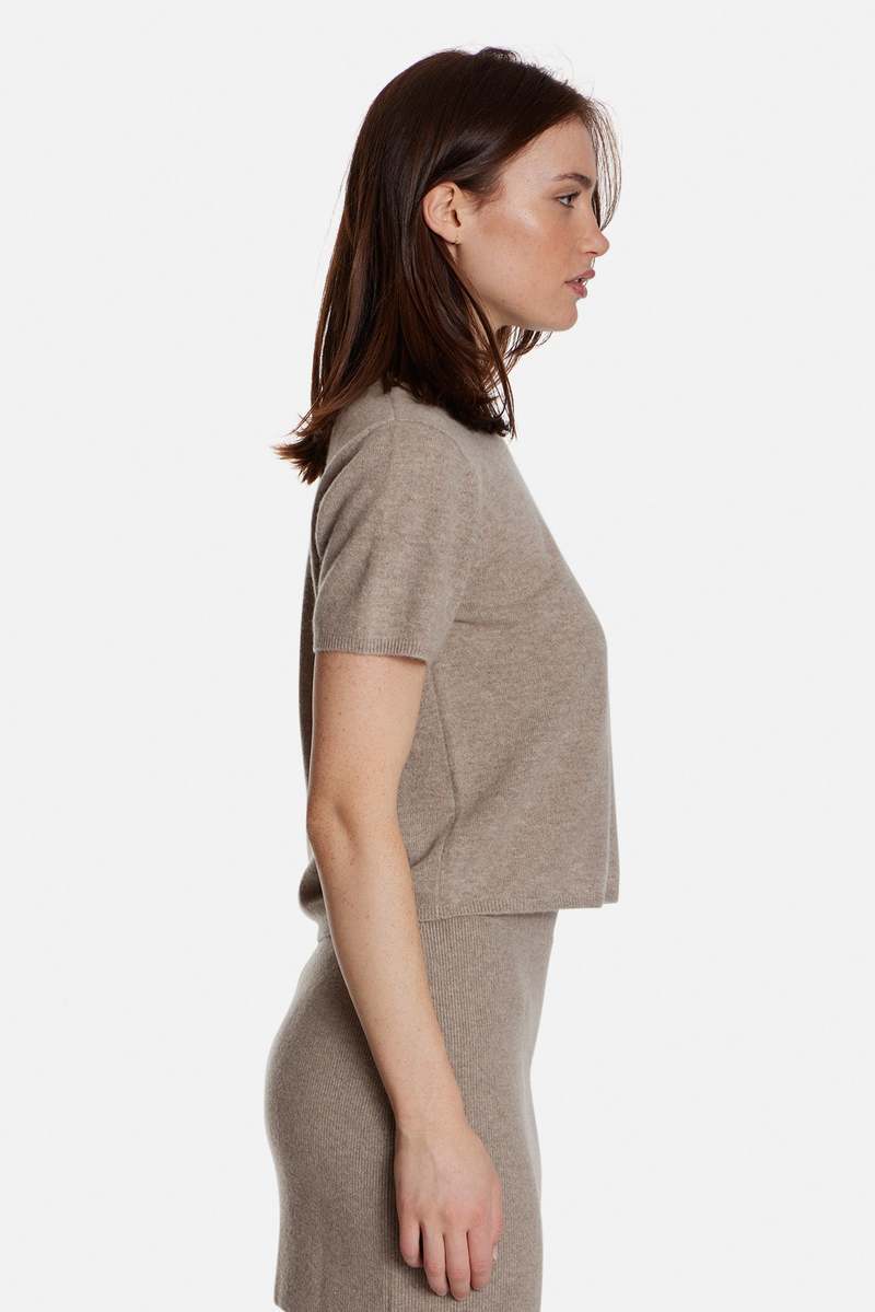 The Tile Club Bella Cashmere Short Sleeve Tee